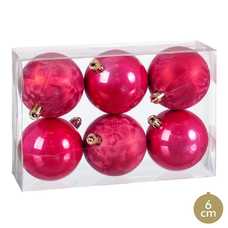 S/6 BOLA PLÁSTICO FRESA 2/M 6 X 6 X 6 CM