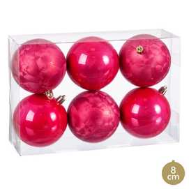 S/6 BOLA PLÁSTICO FRESA 2/M 8 X 8 X 8 CM