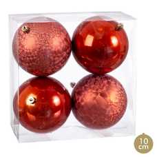 S/4 BOLA PLÁSTICO COBRE 2/M 10 X 10 X 10 CM