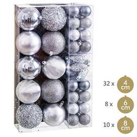 S/50 BOLA PS PLATA 4, 6 Y 8 CM