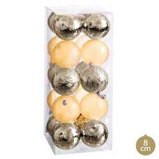 S/20 BOLA PS ORO 8 X 8 X 8 CM