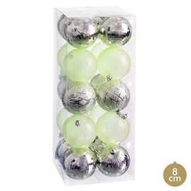 S/20 BOLA PS VERDE 8 X 8 X 8 CM