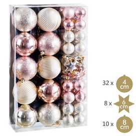 S/50 BOLA 4, 6 Y 8 CM ROSA