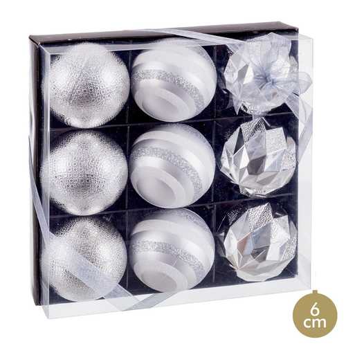 S/9 BOLA PLATA 6 X 6 X 6 CM