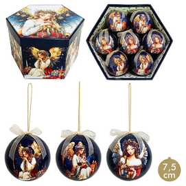 S/14 BOLAS MEMORY ÁNGEL POLYFOAM 3/M 7,50 X 7,50 X 7,50 CM