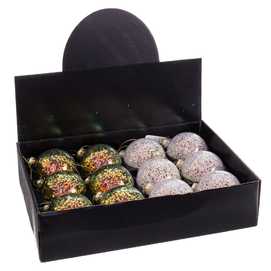 COLGANTE BOLA CRISTAL 2/C 8 X 8 CM