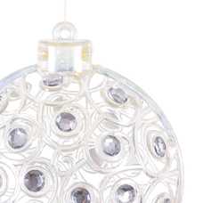 COLGANTE BOLA PERLAS PS 8,50 X 8,50 X 10 CM