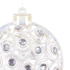 COLGANTE BOLA PERLAS PS 8,50 X 8,50 X 10 CM