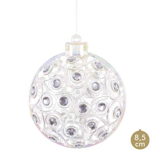 COLGANTE BOLA PERLAS PS 8,50 X 8,50 X 10 CM