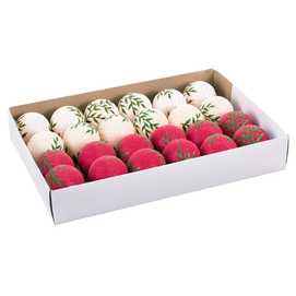 BOLA HOJAS PS 4/C 6 X 6 X 6 CM