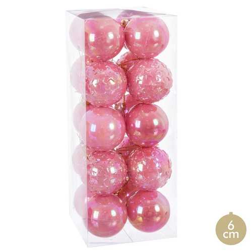 S/20 BOLA PERLA PS ROSA 6 X 6 X 6 CM