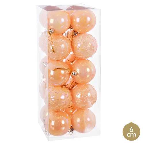 S/20 BOLA PERLA PS BEIGE 6 X 6 X 6 CM
