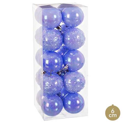 S/20 BOLA PERLA PS AZUL 6 X 6 X 6 CM