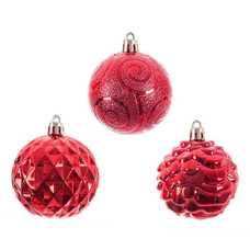 S/12 BOLA PLÁSTICO ROJO 6 X 6 X 6 CM S/12 BOLA PLÁSTICO ROJO 6 X 6 X 6 CM