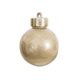 S/9 BOLA PLÁSTICO ORO 6 X 6 X 6 CM