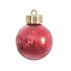 S/9 BOLA PLÁSTICO ROJO 6 X 6 X 6 CM