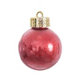 S/9 BOLA PLÁSTICO ROJO 6 X 6 X 6 CM