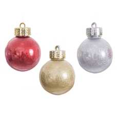 S/9 BOLA PLÁSTICO MULTICOLOR 6 X 6 X 6 CM