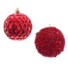 S/3 BOLA PLÁSTICO ROJO 8 X 8 X 8 CM S/3 BOLA PLÁSTICO ROJO 8 X 8 X 8 CM