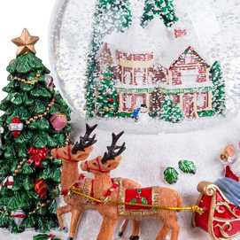 BOLA AGUA MÚSICA 18 X 16 X 17,50 CM