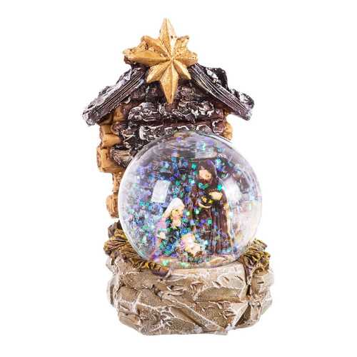 BOLA NIEVE NACIMIENTO RESINA / CRISTAL 7,20 X 5 X 10 CM
