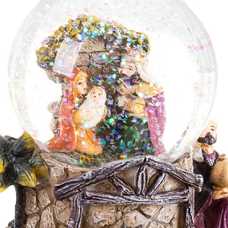 BOLA NIEVE NACIMIENTO RESINA / CRISTAL 6 X 36 X 0,06 CM