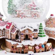 BOLA NIEVE LUZ, MÚSICA Y MOVIMIENTO 24 X 24 X 24 CM