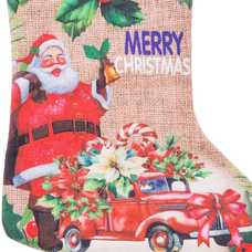 CALCETÍN PAPA NOEL POLIESTER 36 CM