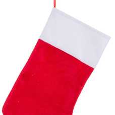 CALCETÍN POLIESTER ROJO 18 X 38 CM