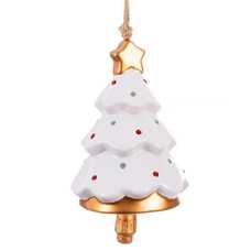 COLGANTE CAMPANA PORCELANA 2/C 8,30 X 8,30 X 12 CM