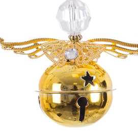 COLGANTE ÁNGEL CASCABEL PLÁSTICO/METAL 10 X 5 X 5 CM