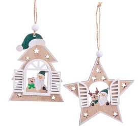 COLGANTE FIGURAS MADERA 2/M 7 X 0,80 X 8 CM