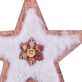 COLGANTE ESTRELLA MDF 13,50 X 13 CM