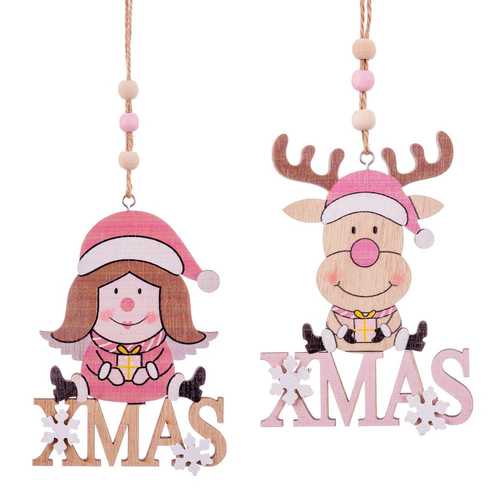 COLGANTE PUERTA FIGURA MADERA 2/M 8,50 X 12 X 25 CM