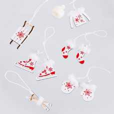 S/10 COLGANTE MADERA 13 X 11 X 2 CM S/10 COLGANTE MADERA 13 X 11 X 2 CM