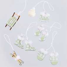 S/10 COLGANTE MADERA 13 X 11 X 2 CM S/10 COLGANTE MADERA 13 X 11 X 2 CM