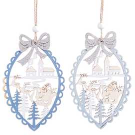 COLGANTE OVAL MADERA 2/M 8,50 X 1 X 21 CM