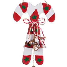 COLGANTE BASTONES MADERA 12 X 1 X 40 CM