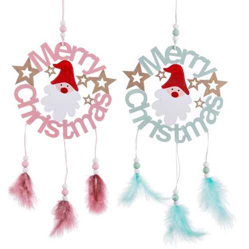 COLGANTE PAPA NOEL MADERA 2/C 16 X 0,60 X 46 CM