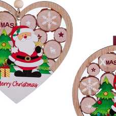 COLGANTE X'MAS MADERA 2/M 12 X 0,50 CM COLGANTE X'MAS MADERA 2/M 12 X 0,50 CM