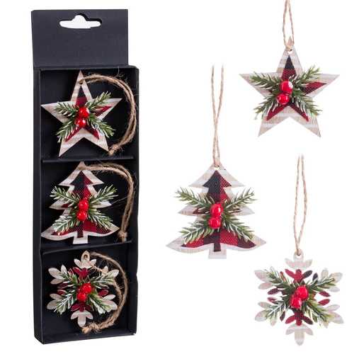 S/3 COLGANTE MADERA 3/M 6 X 0,40 X 6 CM