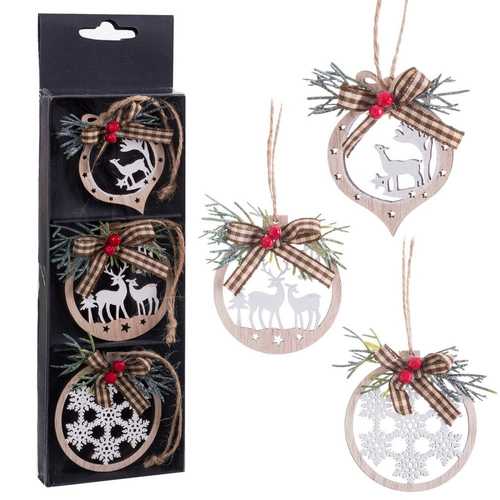 S/3 COLGANTE MADERA 3/M 6 X 0,40 X 6 CM