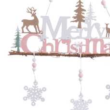 COLGANTE X'MAS MADERA 30 X 0,80 X 42 CM COLGANTE X'MAS MADERA 30 X 0,80 X 42 CM