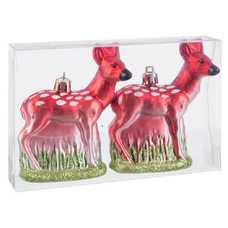 S/2 COLGANTE CIERVO ROJO 8 X 3 X 10 CM