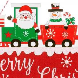 COLGANTE TREN MADERA 28,50 X 0,50 X 17 CM