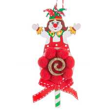 COLGANTE PAYASO MADERA 2/M 6 X 1,60 X 12,50 CM