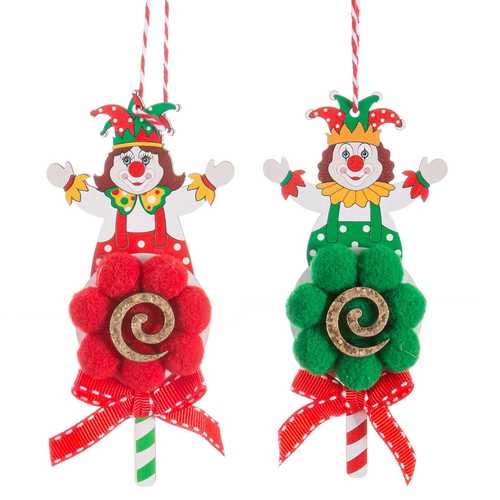 COLGANTE PAYASO MADERA 2/M 6 X 1,60 X 12,50 CM