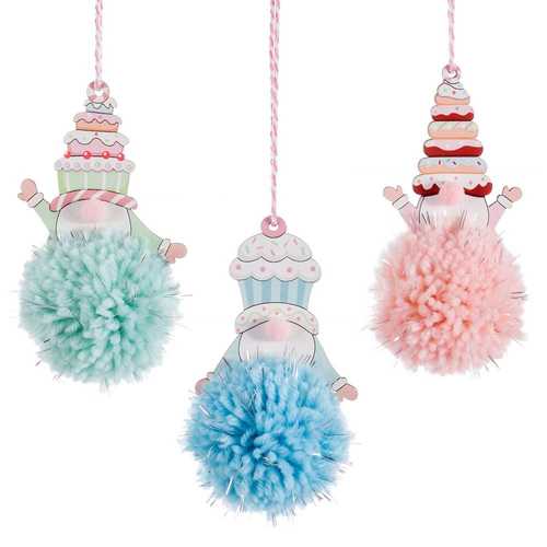 COLGANTE CUPCAKE MADERA 3/M 6,50 X 6,50 X 12 CM