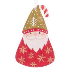 COLGANTE PAPA NOEL MADERA 2/M 7 X 0,40 X 12 CM