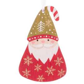 COLGANTE PAPA NOEL MADERA 2/M 7 X 0,40 X 12 CM